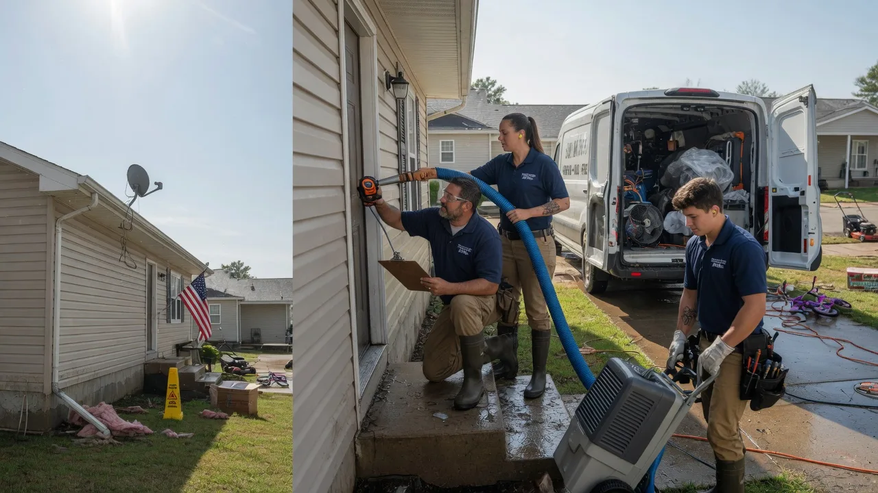 Ceiling Water Damage Restoration in Thompson, MO near me